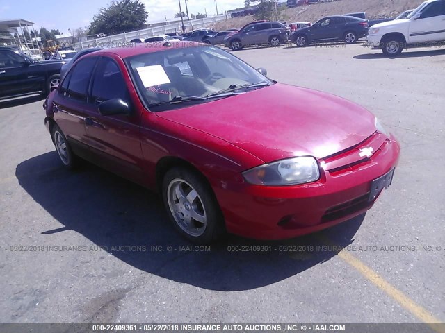 1G1JF52F137208457 - 2003 CHEVROLET CAVALIER LS RED photo 1