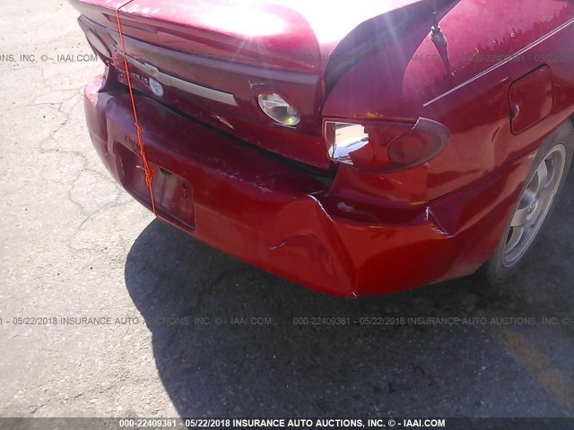 1G1JF52F137208457 - 2003 CHEVROLET CAVALIER LS RED photo 6