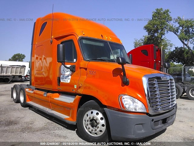 1FUJGLDR3BSAZ2685 - 2011 FREIGHTLINER CASCADIA 125  ORANGE photo 1