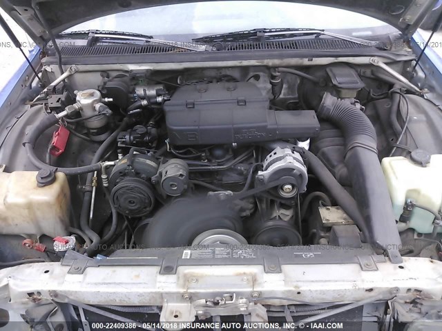 1G1BL83E4NW138272 - 1992 CHEVROLET CAPRICE GRAY photo 10