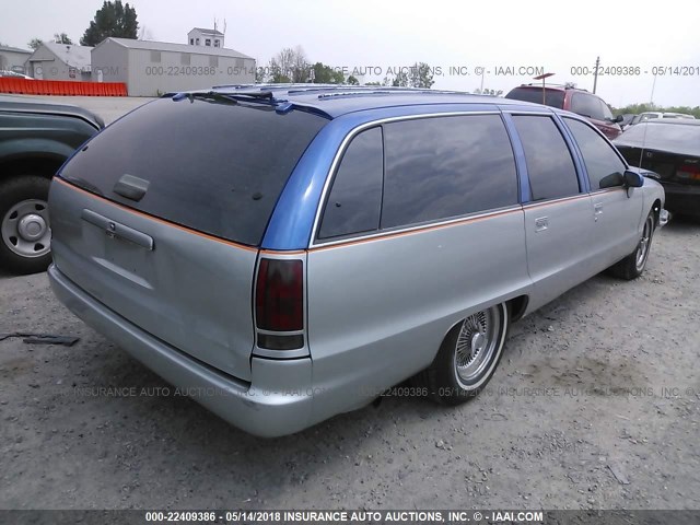 1G1BL83E4NW138272 - 1992 CHEVROLET CAPRICE GRAY photo 4