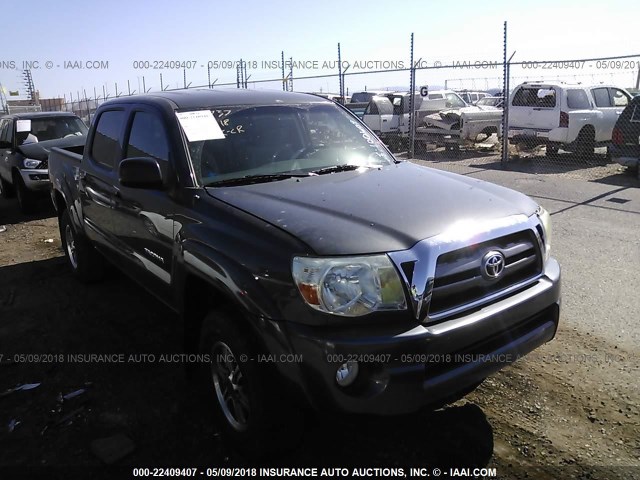 3TMJU4GN3AM100609 - 2010 TOYOTA TACOMA DOUBLE CAB PRERUNNER GRAY photo 1