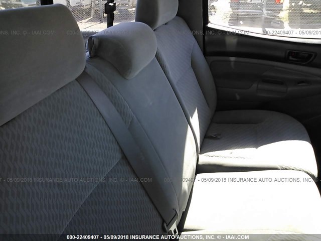 3TMJU4GN3AM100609 - 2010 TOYOTA TACOMA DOUBLE CAB PRERUNNER GRAY photo 8