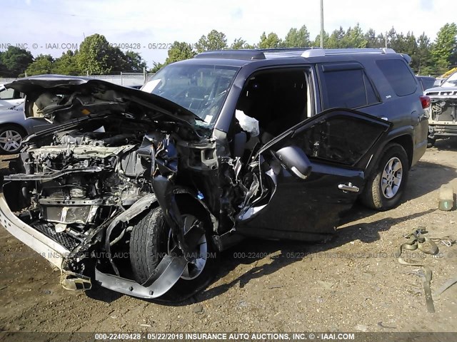 JTEZU5JR7A5008943 - 2010 TOYOTA 4RUNNER SR5/SPORT GRAY photo 2