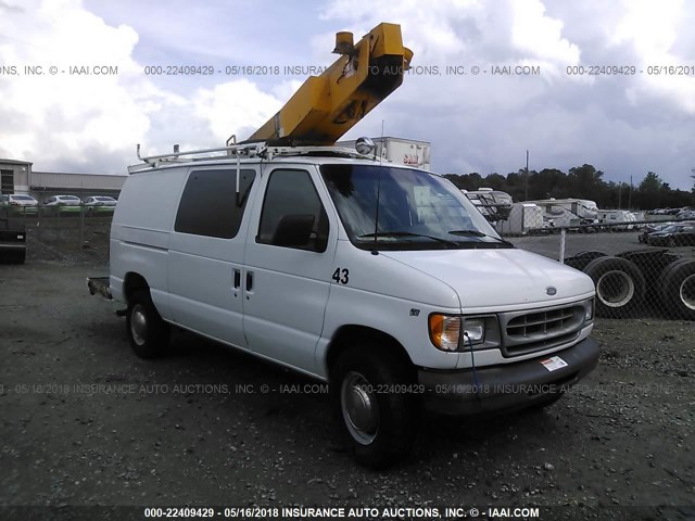 1FTSE34S1YHB26890 - 2000 FORD ECONOLINE E350 SUPER DUTY VAN WHITE photo 1