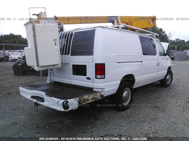 1FTSE34S1YHB26890 - 2000 FORD ECONOLINE E350 SUPER DUTY VAN WHITE photo 4