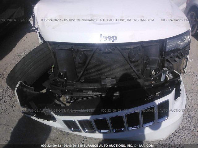 1C4RJECGXEC180068 - 2014 JEEP GRAND CHEROKEE OVERLAND WHITE photo 6