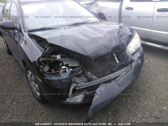 KMHDU46D18U321858 - 2008 HYUNDAI ELANTRA GLS/SE/LIMITED BLACK photo 6