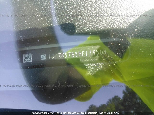 1G1ZK57B39F175304 - 2009 CHEVROLET MALIBU LTZ 白色 照片 9