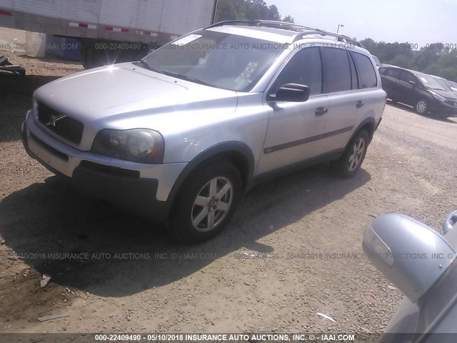 YV4CZ592X61271698 - 2006 VOLVO XC90 SILVER photo 2