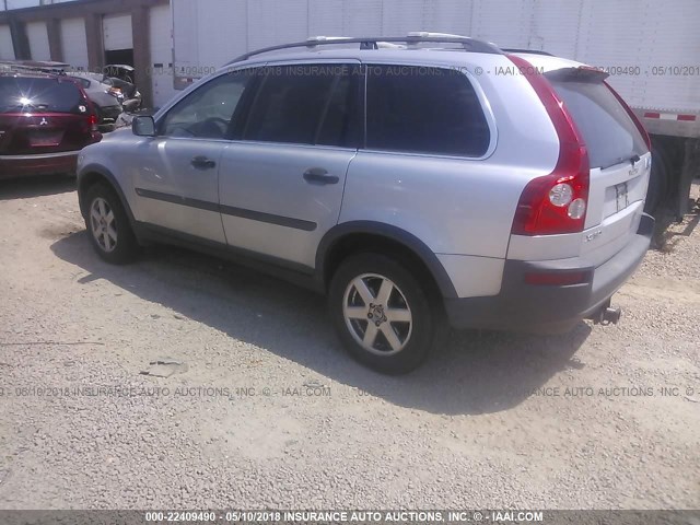 YV4CZ592X61271698 - 2006 VOLVO XC90 SILVER photo 3