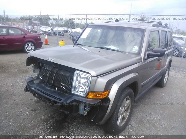 1J8HH48N96C189346 - 2006 JEEP COMMANDER TAN photo 2
