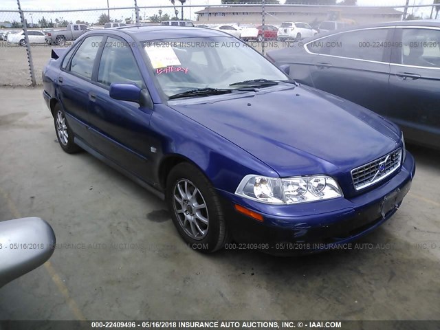 YV1VS27504F040847 - 2004 VOLVO S40 1.9T BLUE photo 1