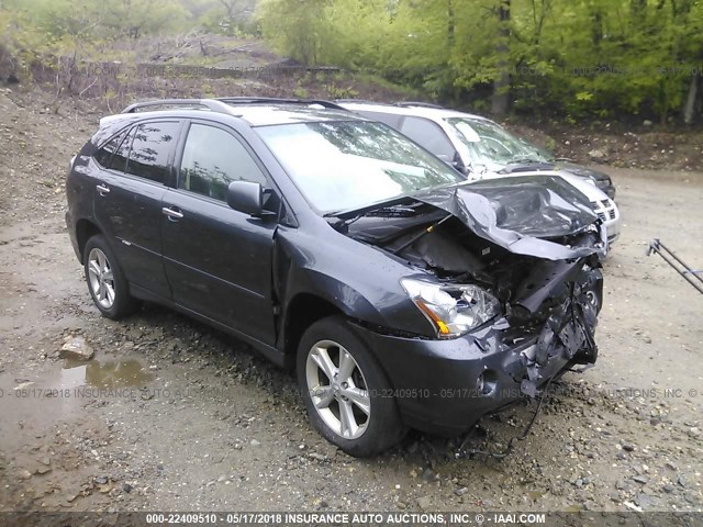 JTJHW31U182858580 - 2008 LEXUS RX 400H BLACK photo 1