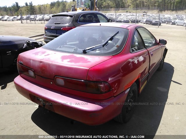 JH4DC4454RS046341 - 1994 ACURA INTEGRA LS RED photo 4
