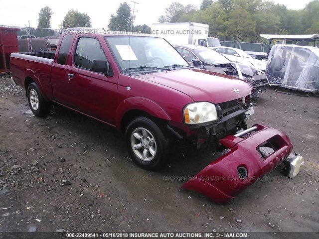 1N6DD26S72C379250 - 2002 NISSAN FRONTIER KING CAB XE MAROON photo 1