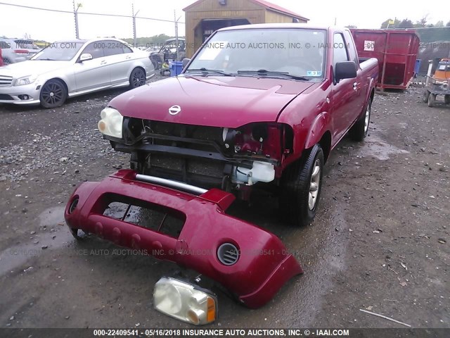1N6DD26S72C379250 - 2002 NISSAN FRONTIER KING CAB XE MAROON photo 6