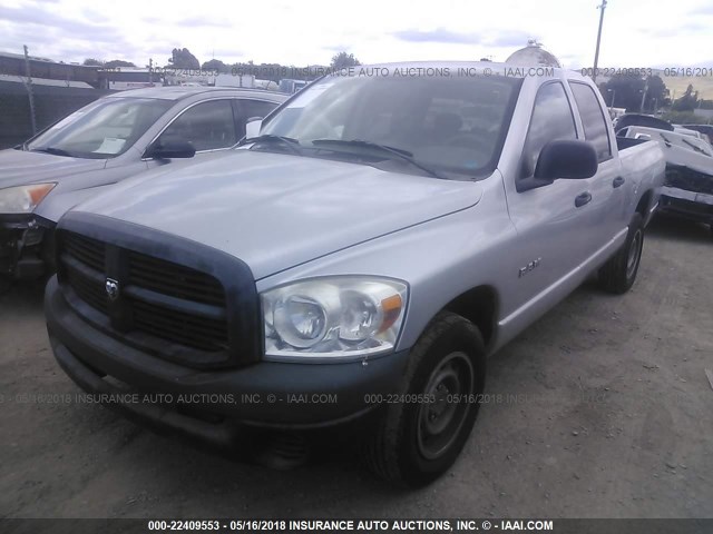 1D7HA18K58J191535 - 2008 DODGE RAM 1500 ST SILVER photo 2