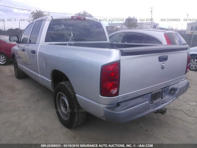 1D7HA18K58J191535 - 2008 DODGE RAM 1500 ST SILVER photo 3