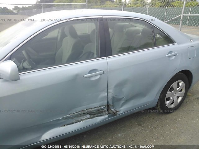 4T1BE46K67U618724 - 2007 TOYOTA CAMRY NEW GENERAT CE/LE/XLE/SE BLUE photo 6