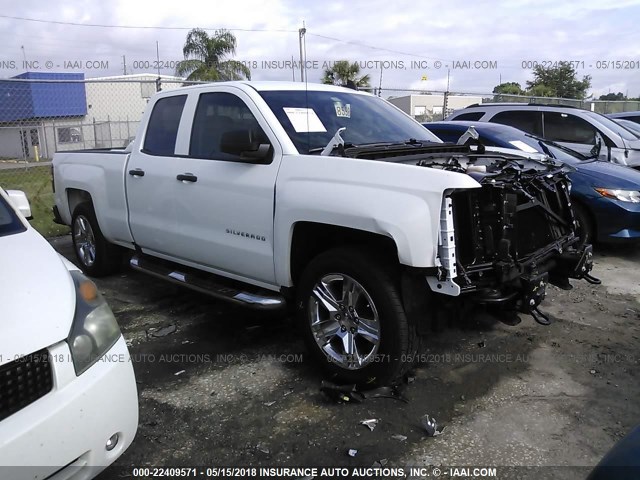 1GCRCPEH3HZ341504 - 2017 CHEVROLET SILVERADO C1500 CUSTOM WHITE photo 1