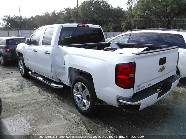 1GCRCPEH3HZ341504 - 2017 CHEVROLET SILVERADO C1500 CUSTOM WHITE photo 3