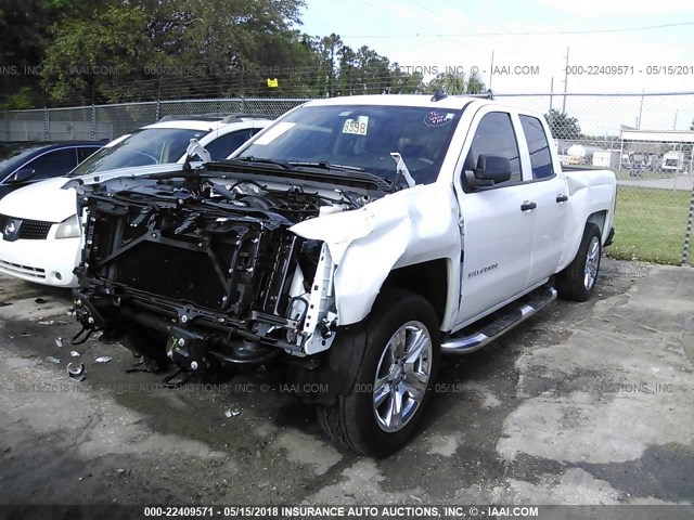 1GCRCPEH3HZ341504 - 2017 CHEVROLET SILVERADO C1500 CUSTOM WHITE photo 6