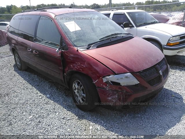 2D4GP44LX4R608158 - 2004 DODGE GRAND CARAVAN SXT RED photo 1