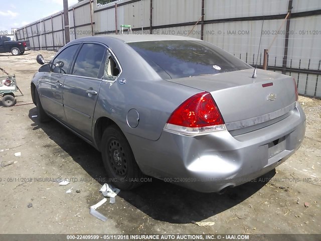 2G1WS581X69353495 - 2006 CHEVROLET IMPALA POLICE GRAY photo 3