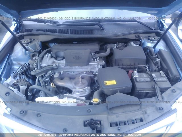 4T4BF1FK0DR307190 - 2013 TOYOTA CAMRY L/SE/LE/XLE 浅蓝色 照片 10