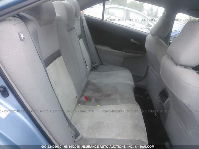 4T4BF1FK0DR307190 - 2013 TOYOTA CAMRY L/SE/LE/XLE 浅蓝色 照片 8