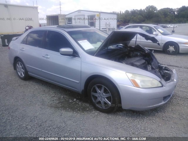 1HGCM66543A018153 - 2003 HONDA ACCORD EX SILVER photo 1