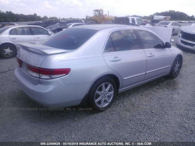 1HGCM66543A018153 - 2003 HONDA ACCORD EX SILVER photo 4