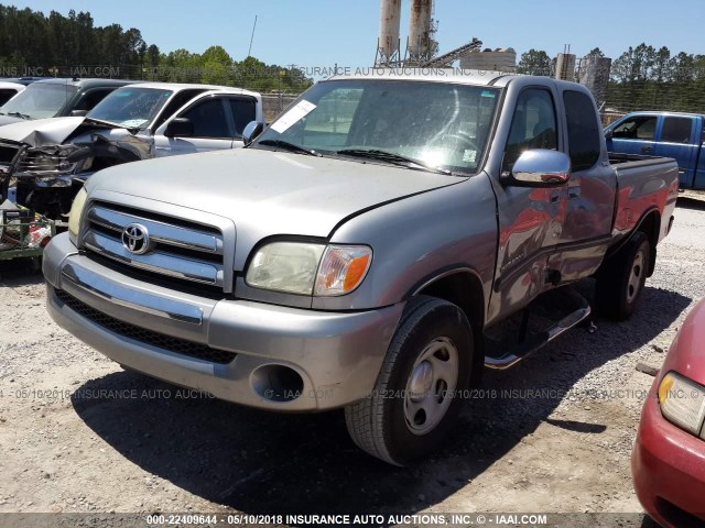 5TBRU34116S484470 - 2006 TOYOTA TUNDRA ACCESS CAB SR5 SILVER photo 2