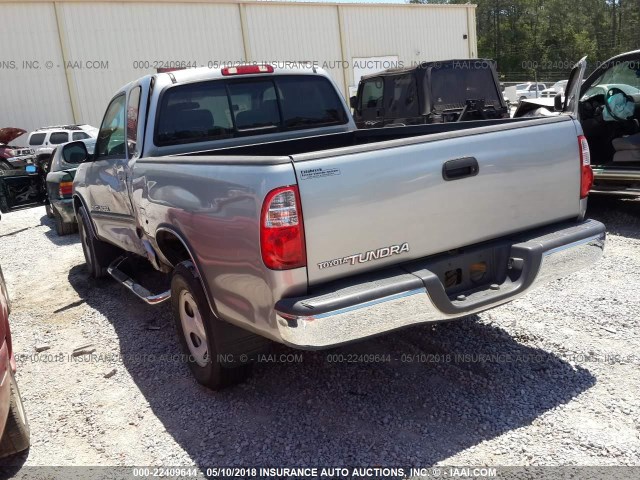 5TBRU34116S484470 - 2006 TOYOTA TUNDRA ACCESS CAB SR5 SILVER photo 3