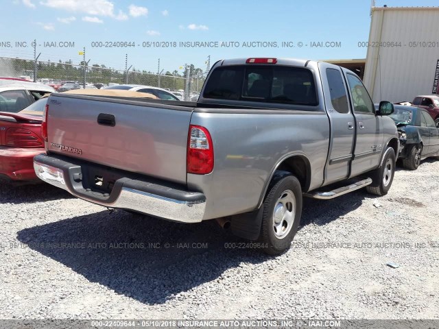 5TBRU34116S484470 - 2006 TOYOTA TUNDRA ACCESS CAB SR5 SILVER photo 4