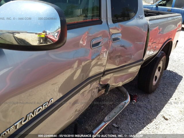 5TBRU34116S484470 - 2006 TOYOTA TUNDRA ACCESS CAB SR5 SILVER photo 6