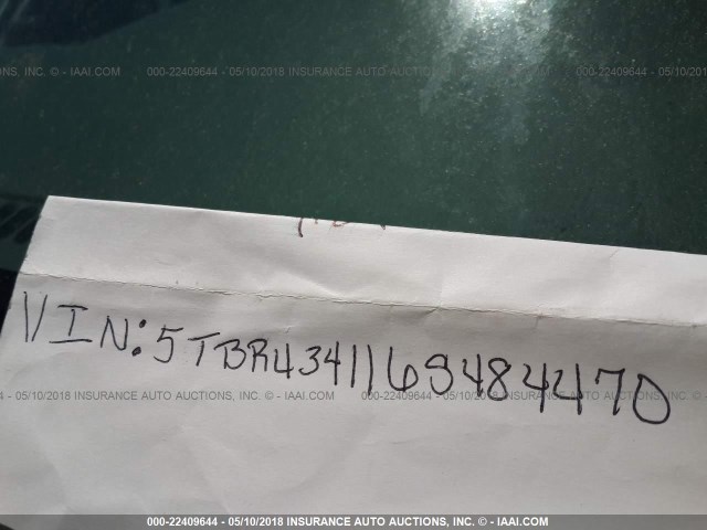 5TBRU34116S484470 - 2006 TOYOTA TUNDRA ACCESS CAB SR5 SILVER photo 9