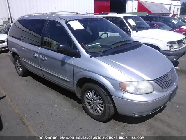 2C8GP64L92R736301 - 2002 CHRYSLER TOWN & COUNTRY LIMITED SILVER photo 1