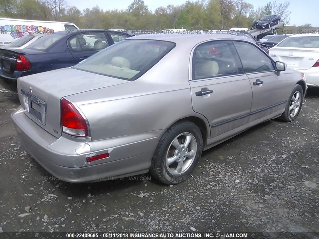 6MMAP57P02T004475 - 2002 MITSUBISHI DIAMANTE ES Champagne photo 4