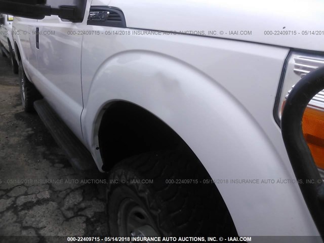 1FT7X2B68FEA03800 - 2015 FORD F250 SUPER DUTY WHITE photo 6