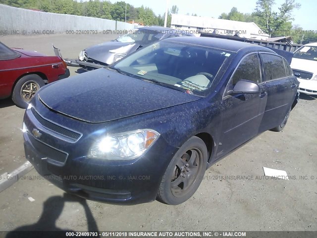 1G1ZB5EB1AF206718 - 2010 CHEVROLET MALIBU LS 蓝色 照片 2