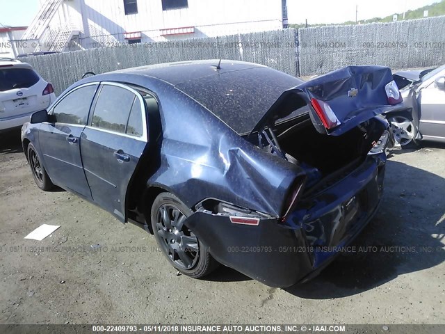 1G1ZB5EB1AF206718 - 2010 CHEVROLET MALIBU LS 蓝色 照片 3