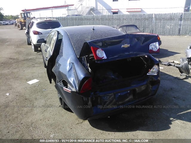 1G1ZB5EB1AF206718 - 2010 CHEVROLET MALIBU LS 蓝色 照片 6