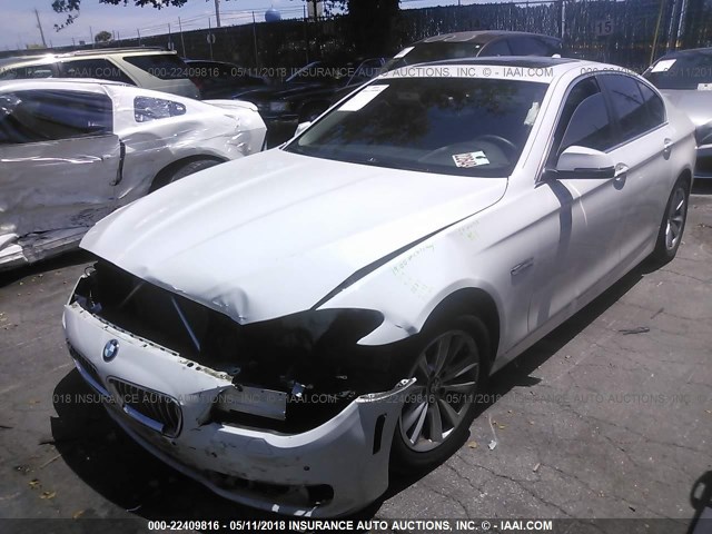 WBA5A5C59ED506673 - 2014 BMW 528 I WHITE photo 6