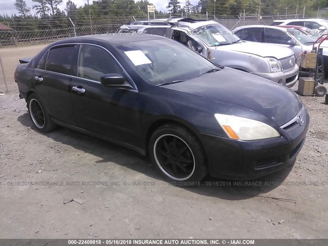 3HGCM56466G708798 - 2006 HONDA ACCORD LX BLACK photo 1