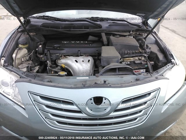 4T1BE46K27U555640 - 2007 TOYOTA CAMRY NEW GENERAT CE/LE/XLE/SE BLUE photo 10