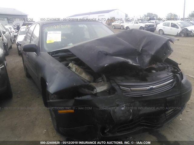 1G1NE52J616145755 - 2001 CHEVROLET MALIBU LS შავი ფოტო 1