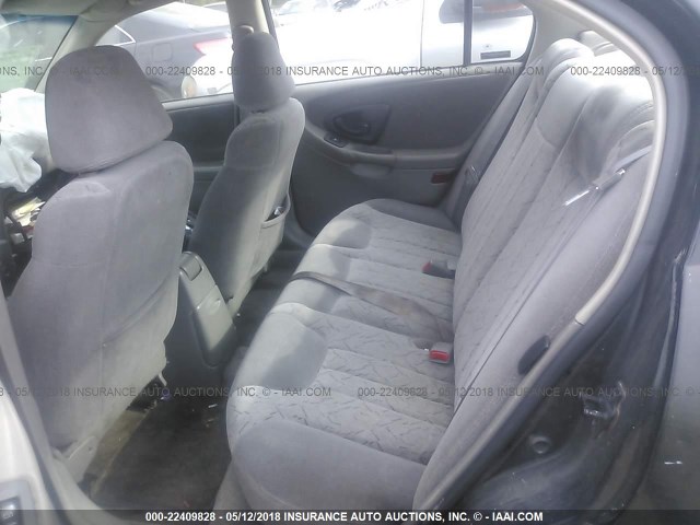 1G1NE52J616145755 - 2001 CHEVROLET MALIBU LS შავი ფოტო 8