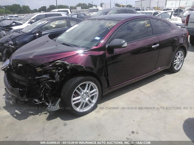 JTKDE177870173361 - 2007 TOYOTA SCION TC 紫色 照片 2